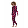 Balloon Red Heart Print Pattern Women's Pajamas-grizzshop