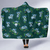 Bamboo Koala Pattern Print Hooded Blanket-grizzshop