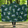 Bamboo Koala Pattern Print Hooded Blanket-grizzshop