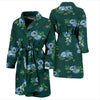 Bamboo Koala Pattern Print Men Long Robe-grizzshop