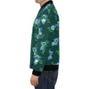 Bamboo Koala Pattern Print Men's Bomber Jacket-grizzshop