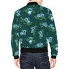 Bamboo Koala Pattern Print Men's Bomber Jacket-grizzshop