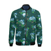 Bamboo Koala Pattern Print Men's Bomber Jacket-grizzshop