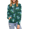 Bamboo Koala Pattern Print Women Pullover Hoodie-grizzshop