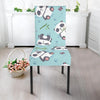 Bamboo Mint Panda Pattern Print Chair Cover-grizzshop