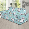 Bamboo Mint Panda Pattern Print Sofa Covers-grizzshop