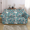 Bamboo Panda Pattern Print Loveseat Cover-grizzshop