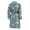 Bamboo Panda Pattern Print Men Long Robe-grizzshop