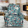 Bamboo Panda Pattern Print Recliner Cover-grizzshop