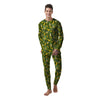 Banana Aloha Print Pattern Men's Pajamas-grizzshop