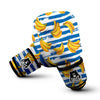 Load image into Gallery viewer, Banana Blue And White Striped Print Pattern Boxing Gloves-grizzshop