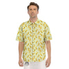 Banana Cute Print Pattern Men's Short Sleeve Shirts-grizzshop