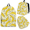 Banana Dot Pattern Print Backpack-grizzshop