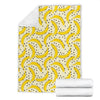 Banana Dot Pattern Print Blanket-grizzshop