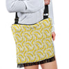 Banana Dot Pattern Print Crossbody Bags-grizzshop