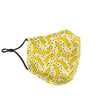 Banana Dot Pattern Print Face Mask-grizzshop