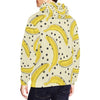 Banana Dot Pattern Print Men Pullover Hoodie-grizzshop