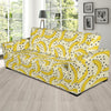 Banana Dot Pattern Print Sofa Covers-grizzshop