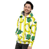 Banana Geometric Yellow Print Pattern Men's Hoodie-grizzshop