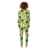 Banana Geometric Yellow Print Pattern Women's Pajamas-grizzshop