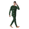 Banana Leaf Print Pattern Men's Pajamas-grizzshop