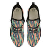 Banana Leaf Tropical Print Pattern Black Athletic Shoes-grizzshop