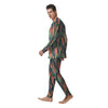 Banana Leaf Tropical Print Pattern Men's Pajamas-grizzshop