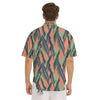 Banana Leaf Tropical Print Pattern Men's Short Sleeve Shirts-grizzshop