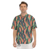 Banana Leaf Tropical Print Pattern Men's Short Sleeve Shirts-grizzshop