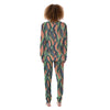 Banana Leaf Tropical Print Pattern Women's Pajamas-grizzshop