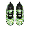 Banana Leave Palm Tree Print Pattern Black Sneaker-grizzshop