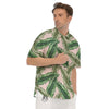 Banana Leaves Tropical Print Pattern Men's Short Sleeve Shirts-grizzshop