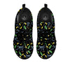 Banana Monkey Pattern Pattern Black Sneaker-grizzshop