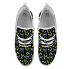 Banana Monkey Pattern Pattern White Athletic Shoes-grizzshop