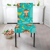 Banana Monkey Pattern Print Chair Cover-grizzshop