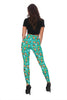 Banana Monkey Pattern Print Women Leggings-grizzshop