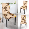 Banana Monkey Print Pattern Chair Cover-grizzshop