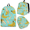 Banana Pattern Print Backpack-grizzshop