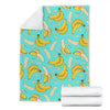 Banana Pattern Print Blanket-grizzshop