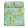 Banana Pattern Print Duvet Cover Bedding Set-grizzshop