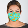 Banana Pattern Print Face Mask-grizzshop