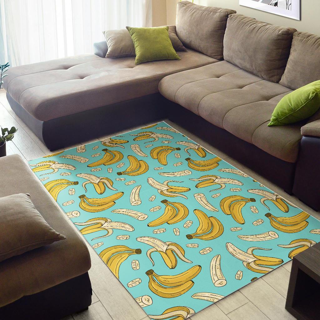 Banana Pattern Print Floor Mat-grizzshop