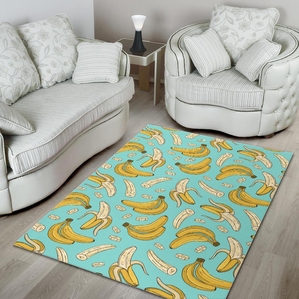 Banana Pattern Print Floor Mat-grizzshop