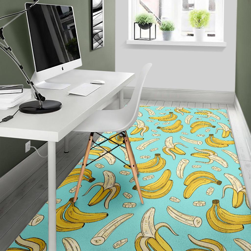 Banana Pattern Print Floor Mat-grizzshop