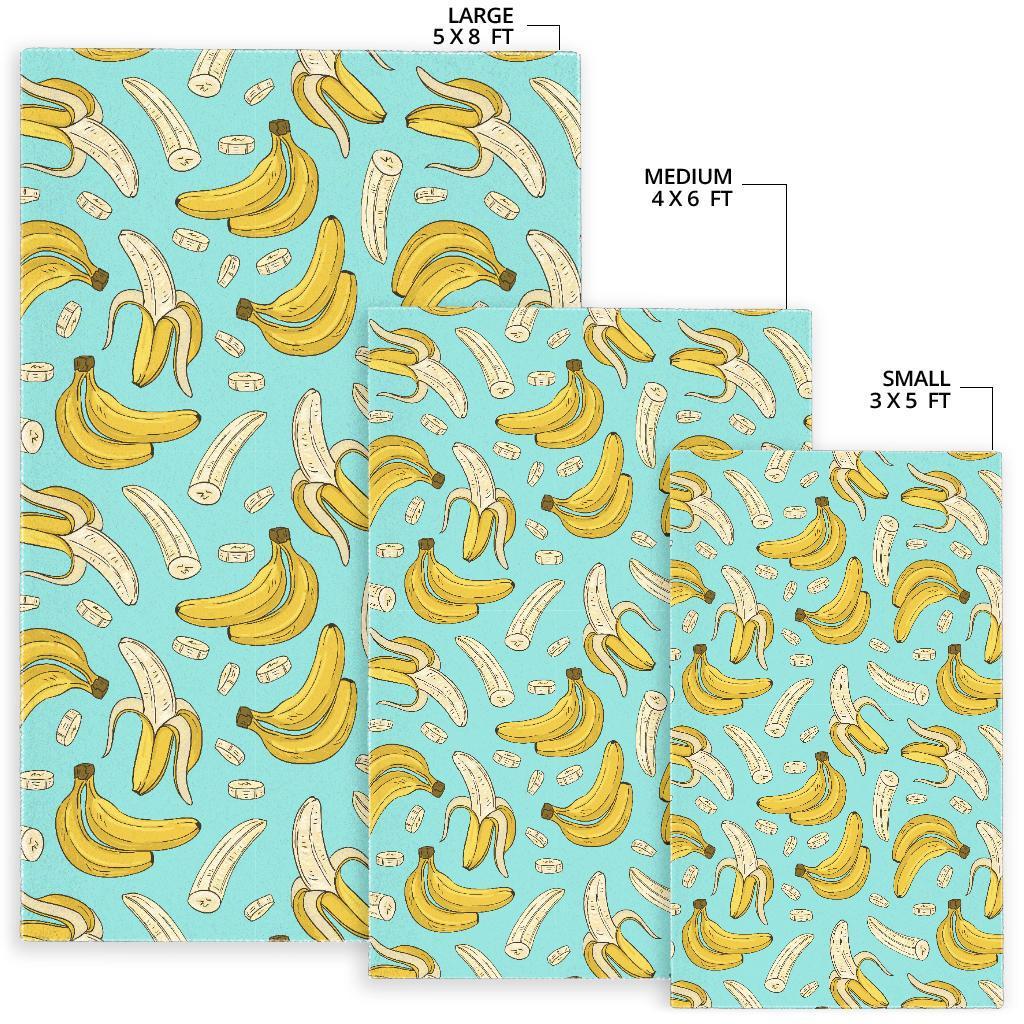 Banana Pattern Print Floor Mat-grizzshop