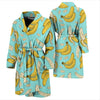 Banana Pattern Print Men Long Robe-grizzshop