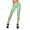 Banana Pattern Print Women Leggings-grizzshop