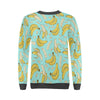 Banana Pattern Print Women's Sweatshirt-grizzshop