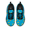 Banana Turquoise Print Pattern Black Sneaker-grizzshop