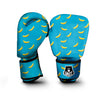 Load image into Gallery viewer, Banana Turquoise Print Pattern Boxing Gloves-grizzshop